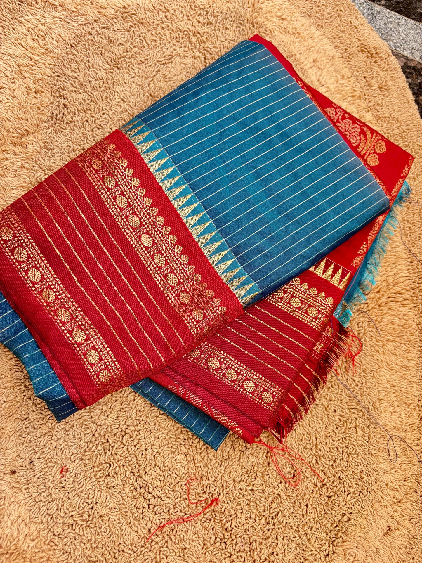 Gadwal semi silk saree
