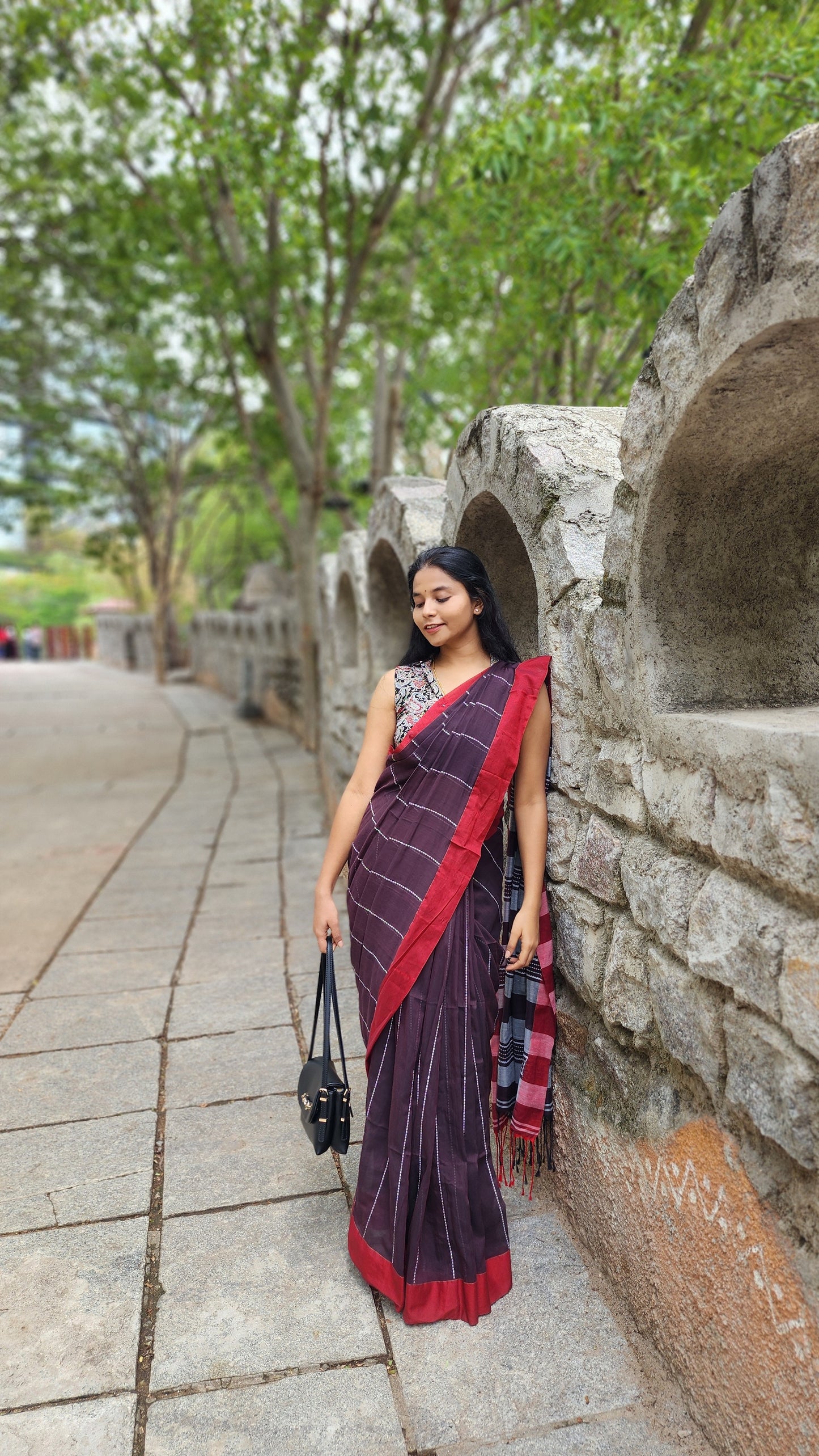 Mul cotton saree