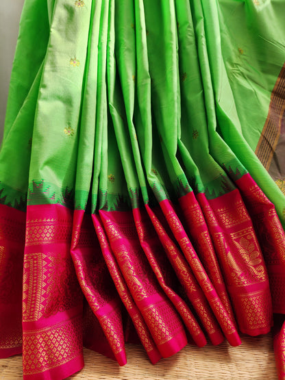 Gadwal premium semi silk