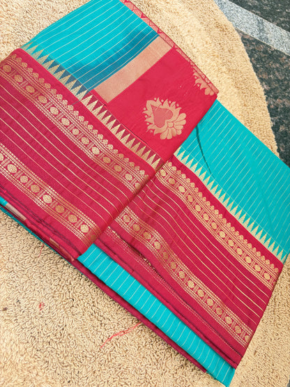 Gadwal semi silk saree