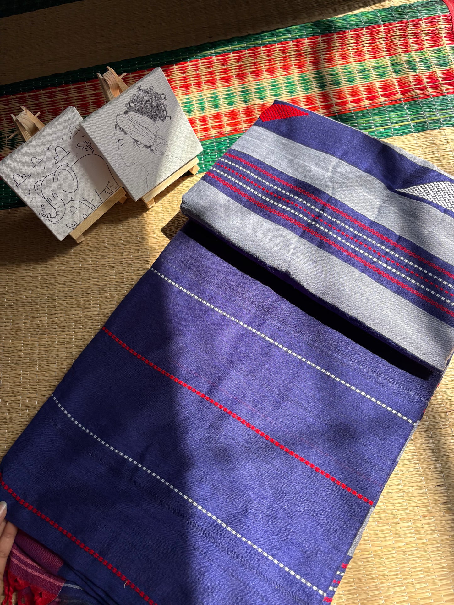 Mul cotton saree