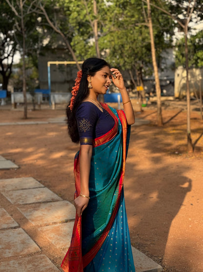 Gadwal semi silk