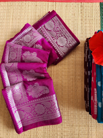 Banaras semi georgette