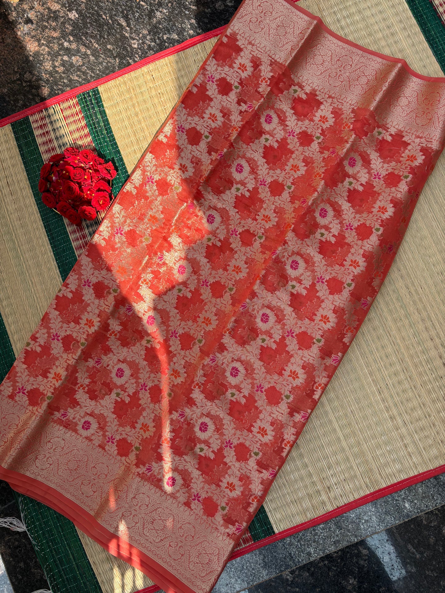 Banaras semi Georgette