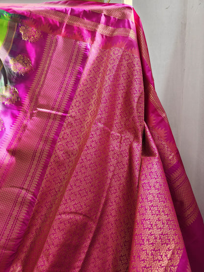 Gadwal premium semi silk