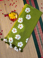 Handpainted Mul cotton saree