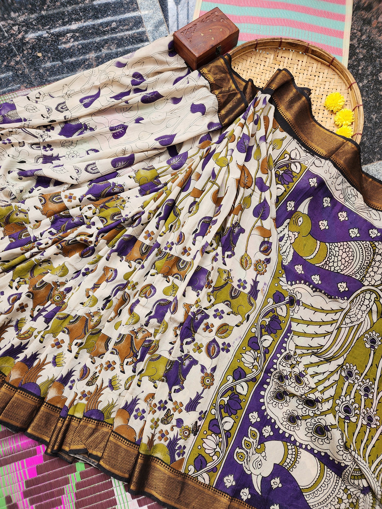 Mangalagiri with Kalamkari
