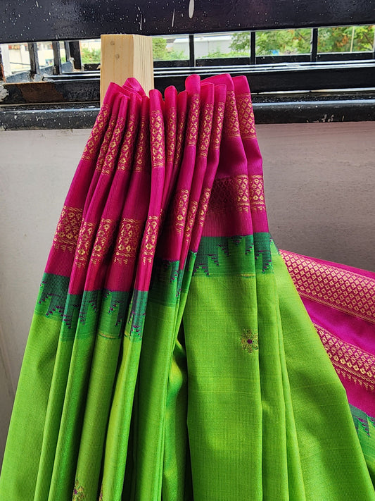 Gadwal premium semi silk