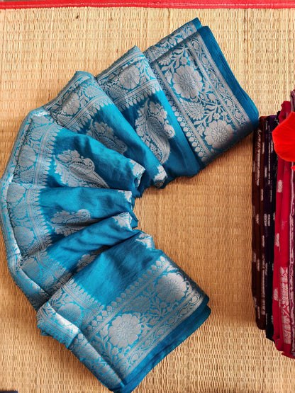 Banaras semi georgette