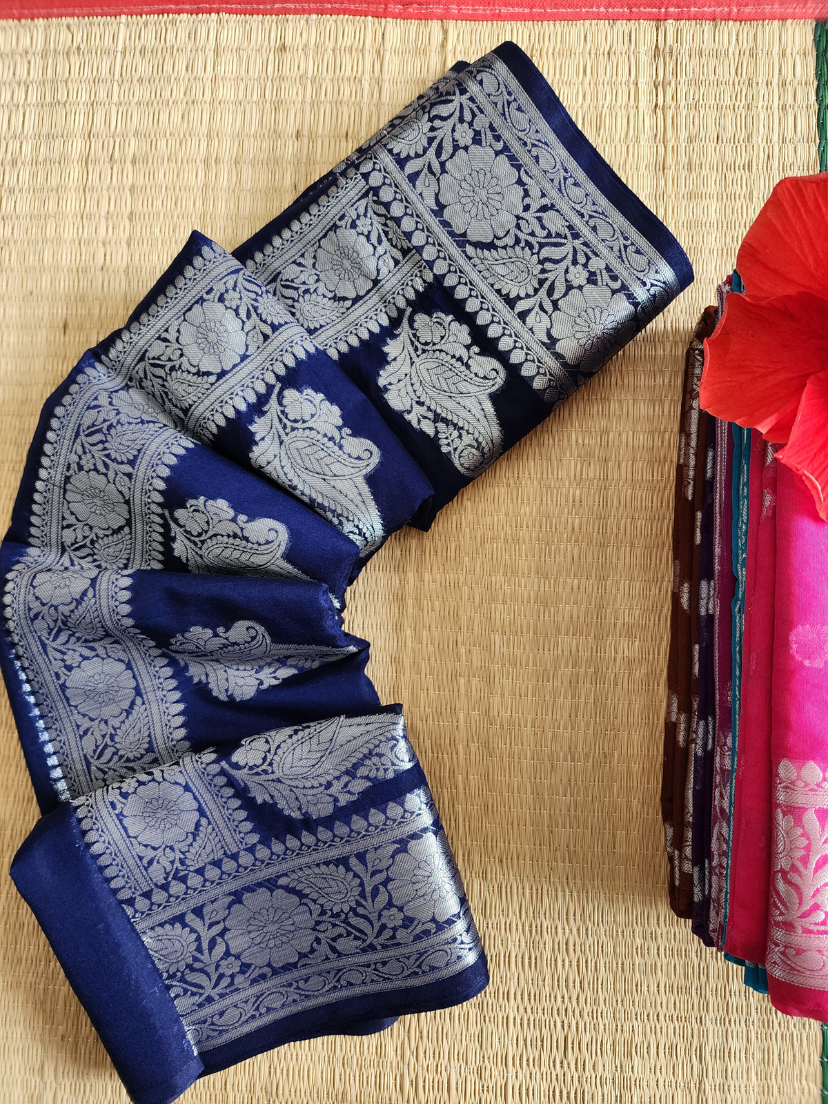 Banaras semi georgette