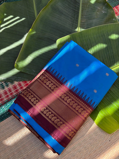 Gadwal semi silk saree