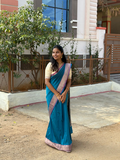 Banaras semi silk saree