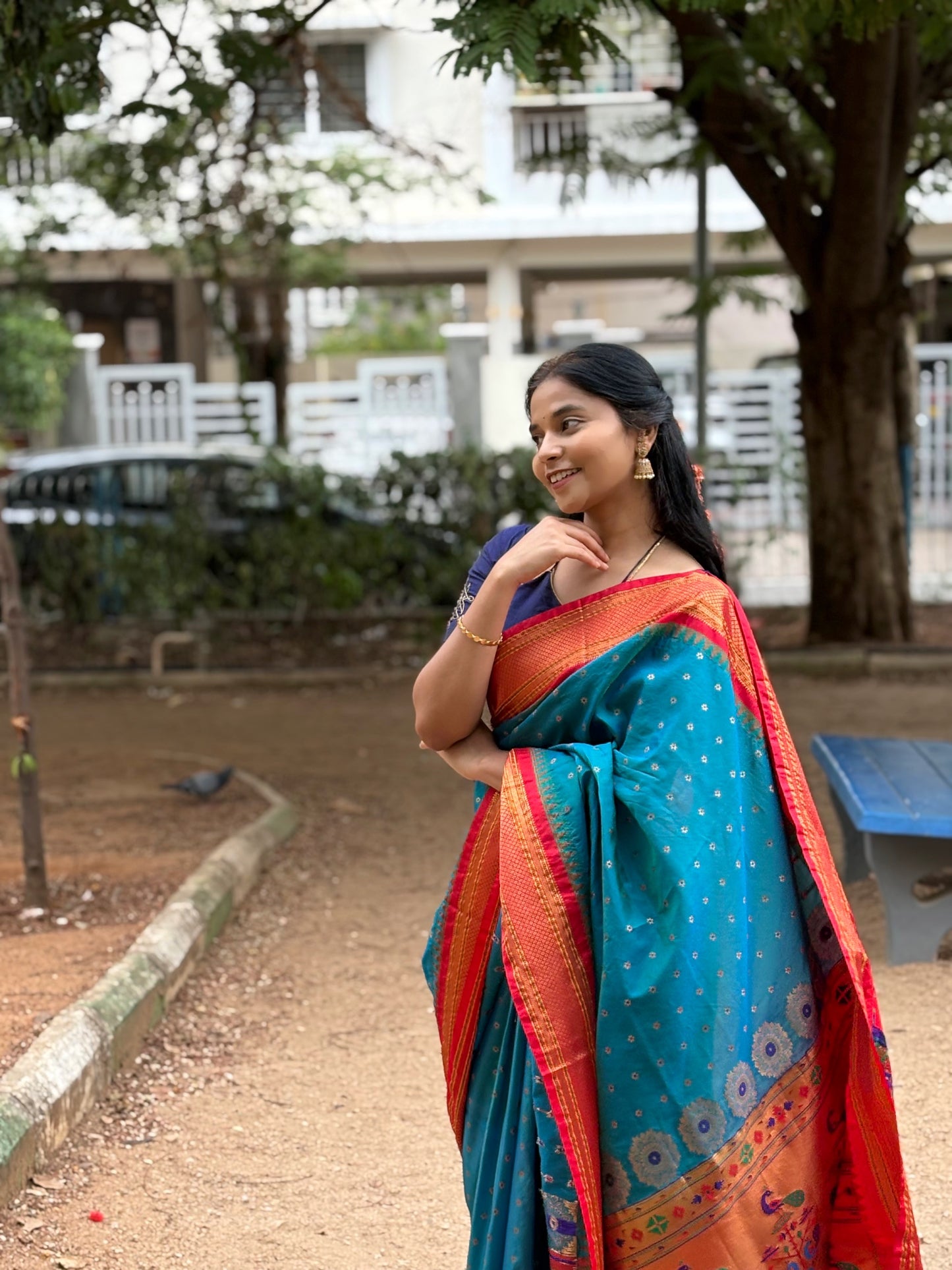 Gadwal semi silk