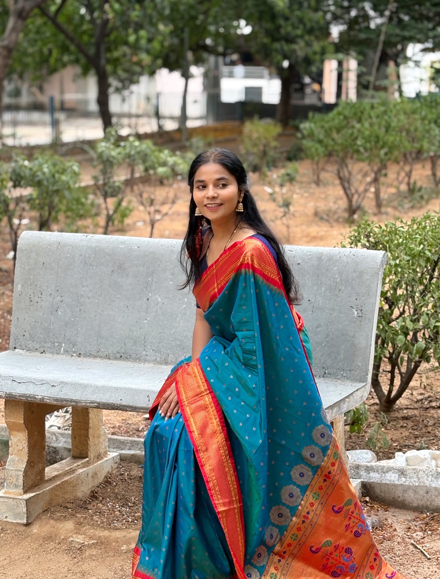 Gadwal semi silk