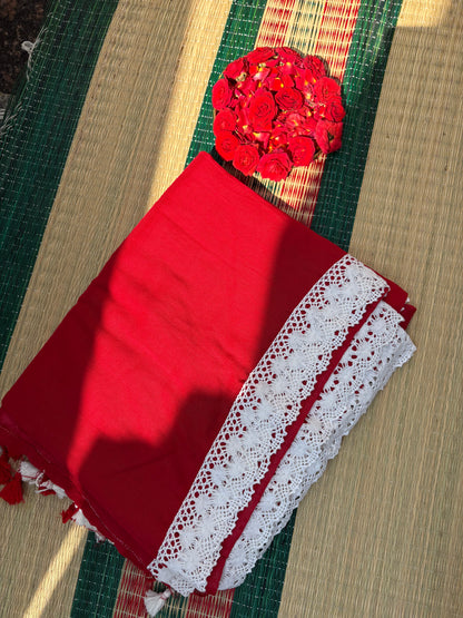 Mul cotton saree