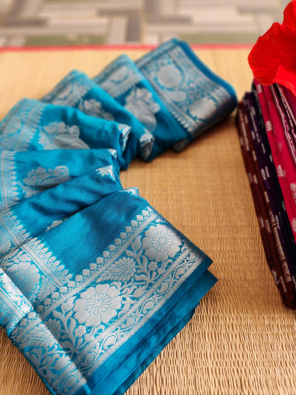 Banaras semi georgette