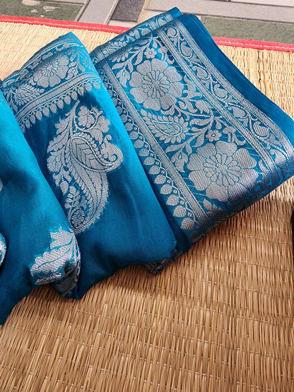 Banaras semi georgette