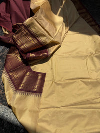 Gadwal semi silk saree