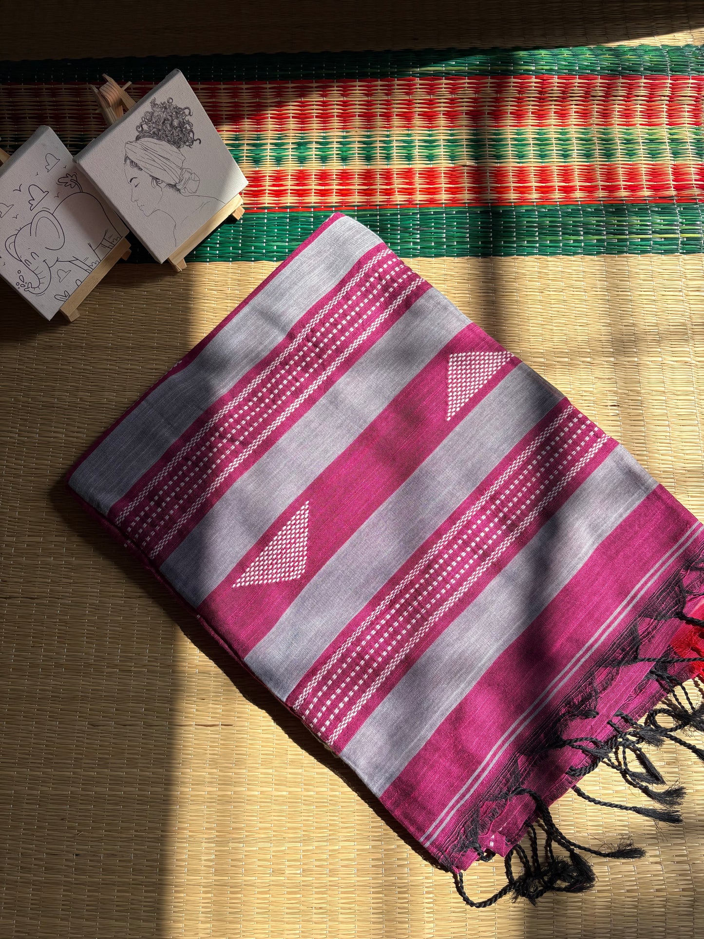 Mul cotton saree