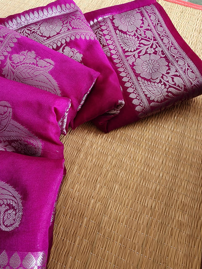 Banaras semi georgette