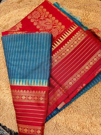Gadwal semi silk saree