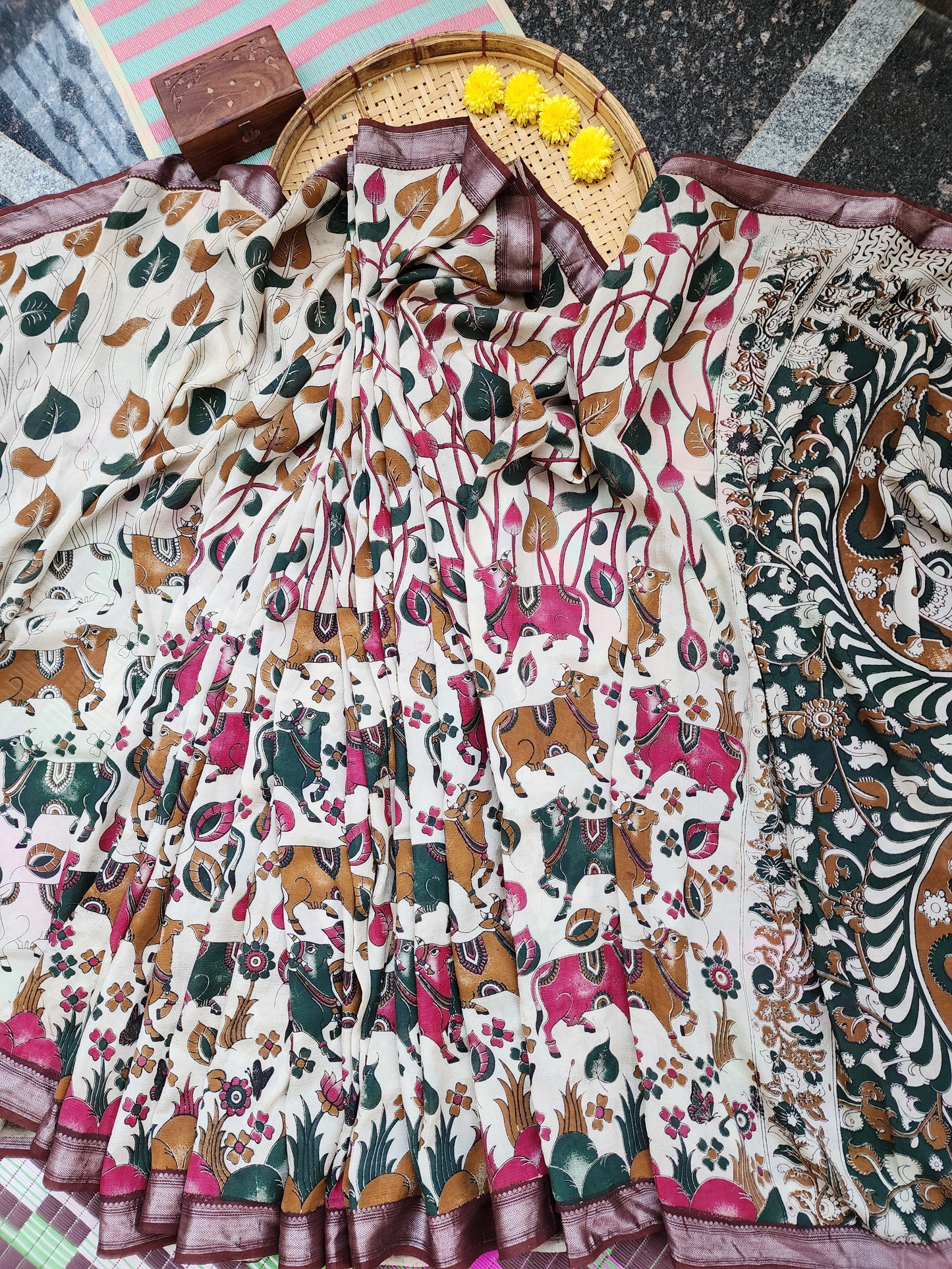 Mangalagiri with Kalamkari