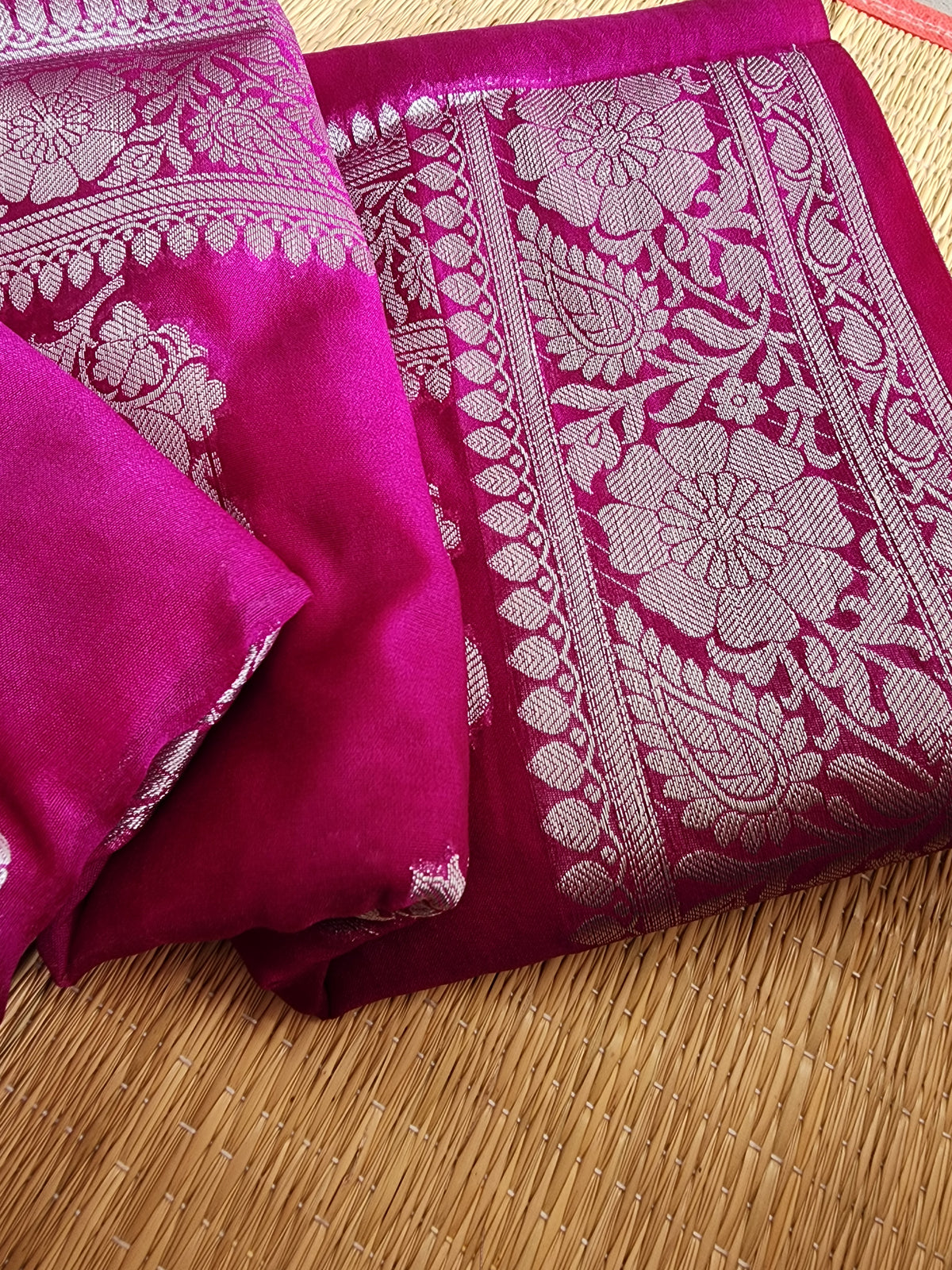 Banaras semi georgette