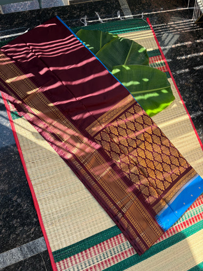 Gadwal semi silk saree