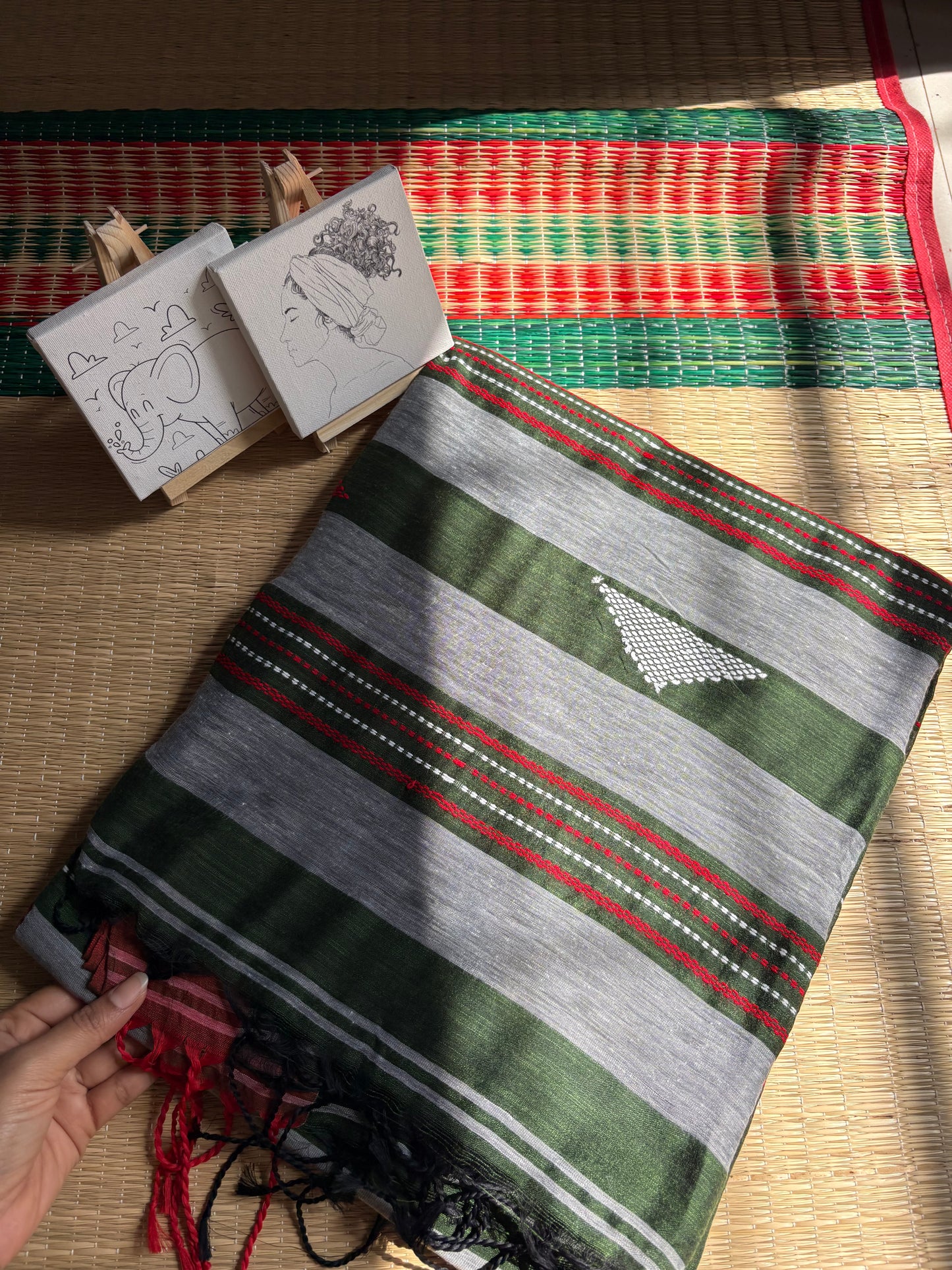 Mul cotton saree