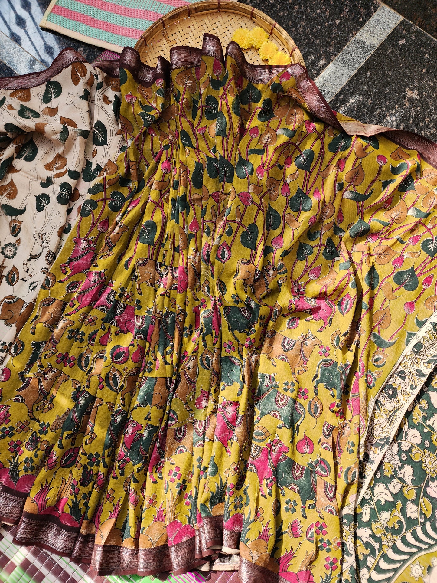 Mangalagiri with Kalamkari