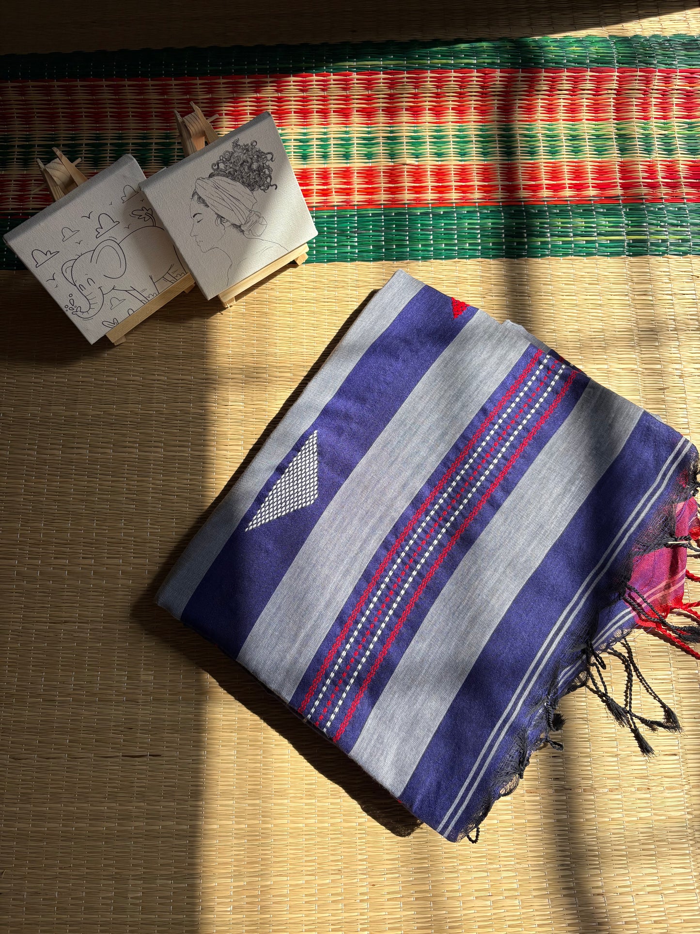 Mul cotton saree