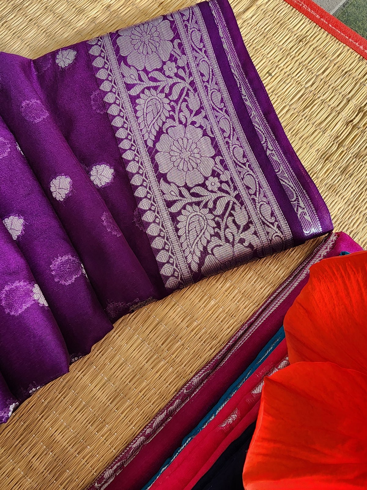 Banaras semi georgette