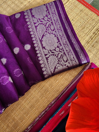 Banaras semi georgette