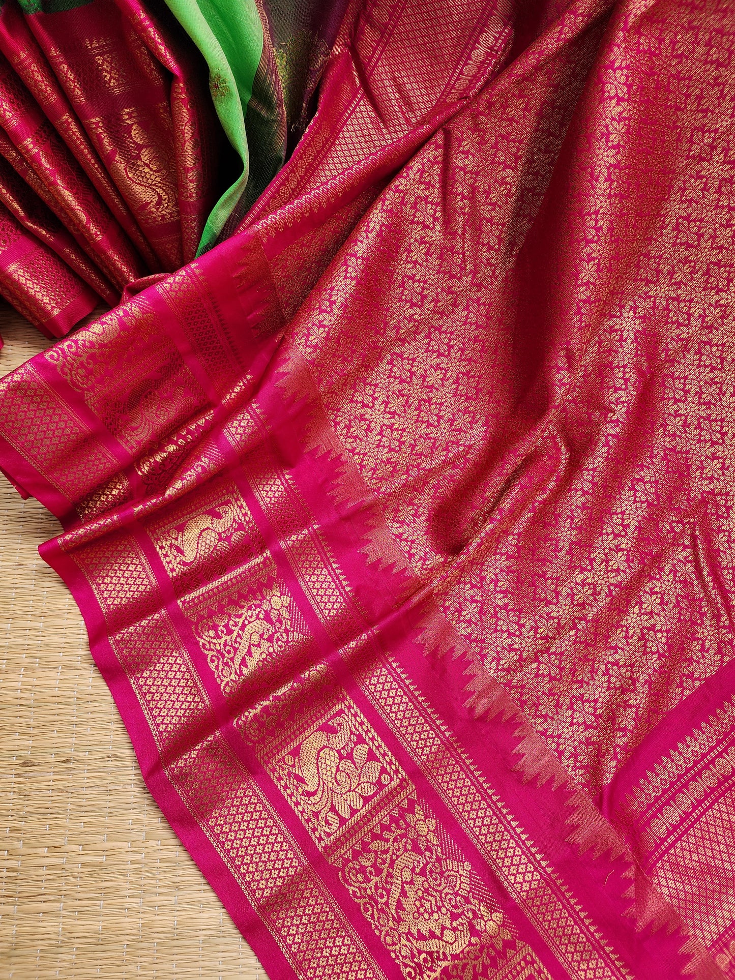 Gadwal premium semi silk