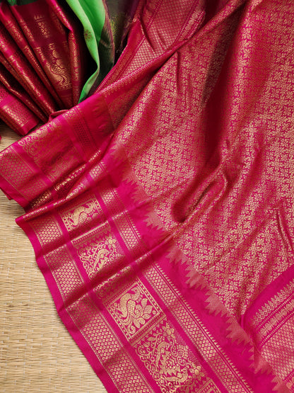Gadwal premium semi silk