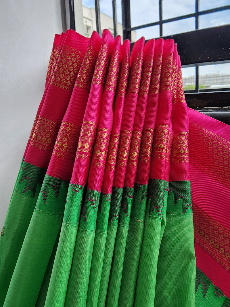 Gadwal premium semi silk