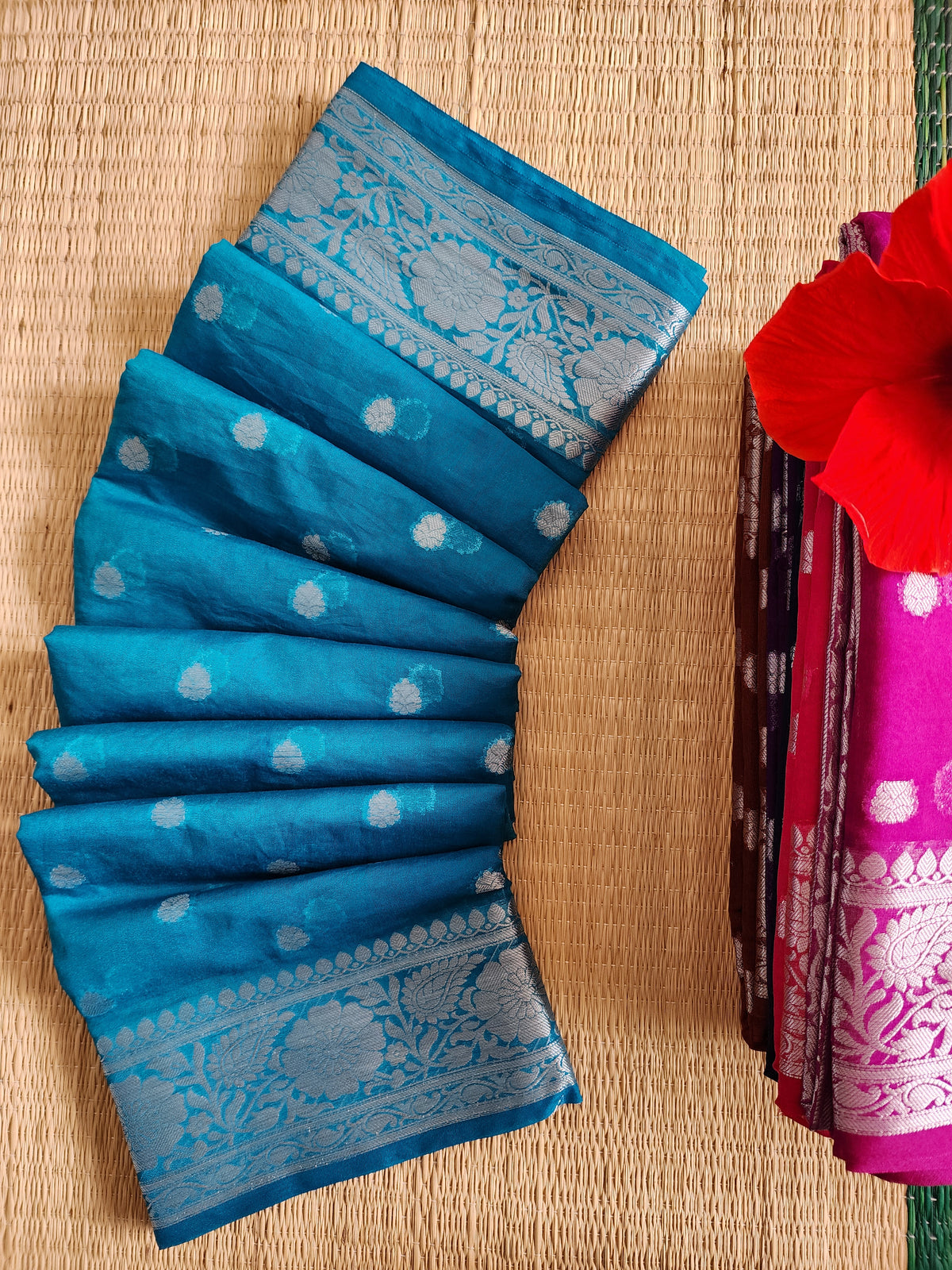 Banaras semi georgette