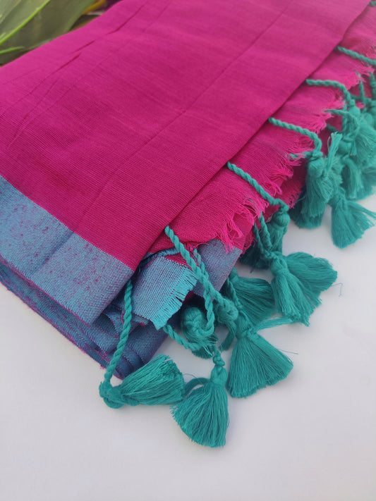 Pure mul cotton saree/Restocked