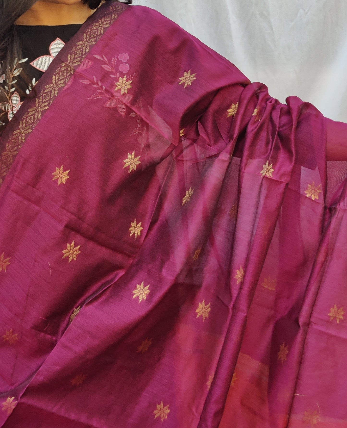 Maheshwari silk cotton saree