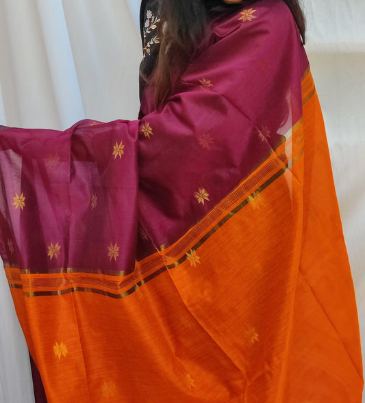 Maheshwari silk cotton saree