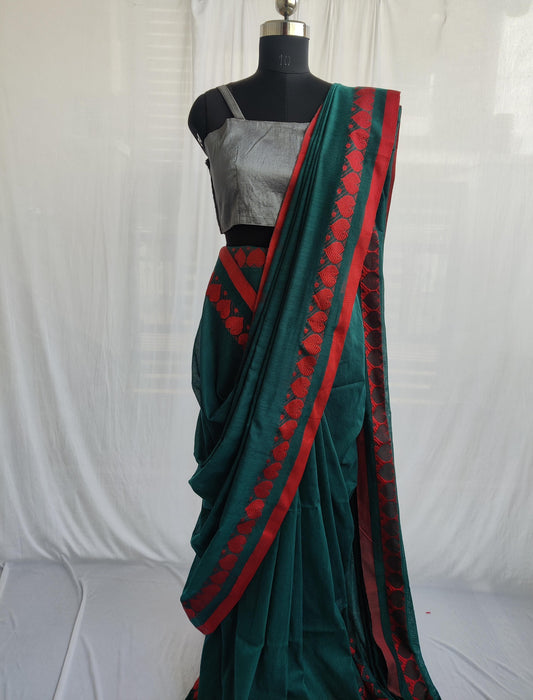 Pure mul cotton saree