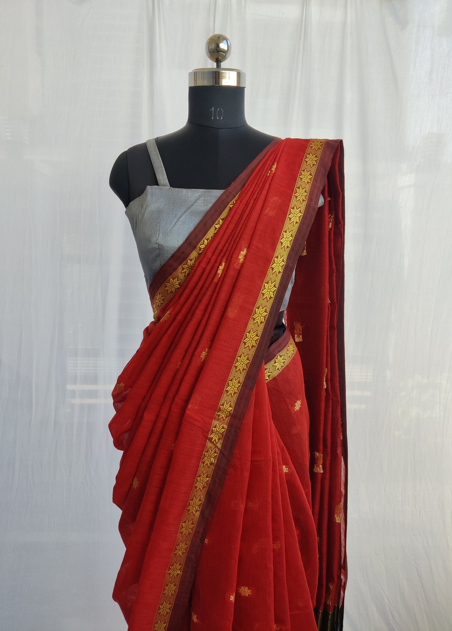 Maheshwari silk cotton saree