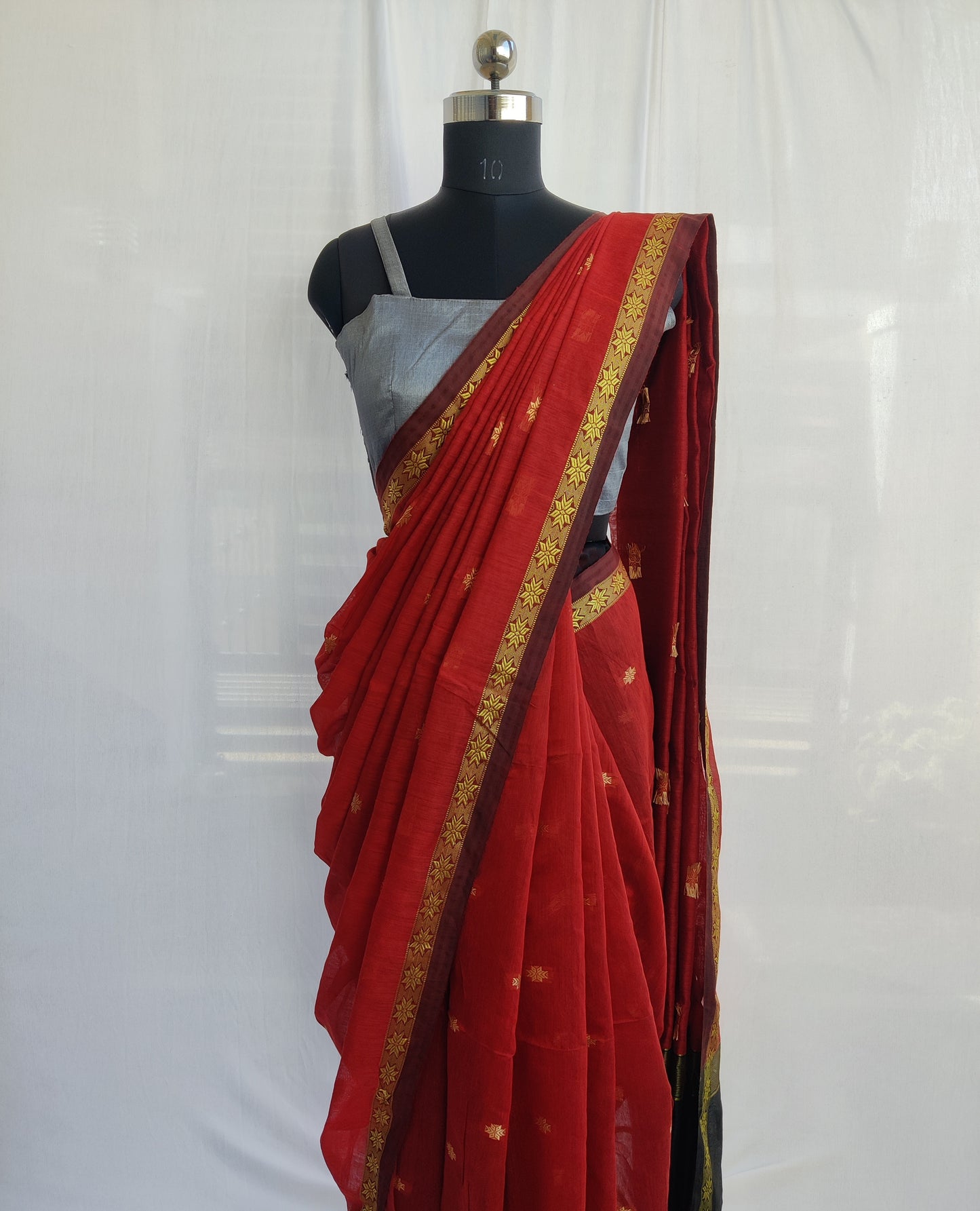 Maheshwari silk cotton saree