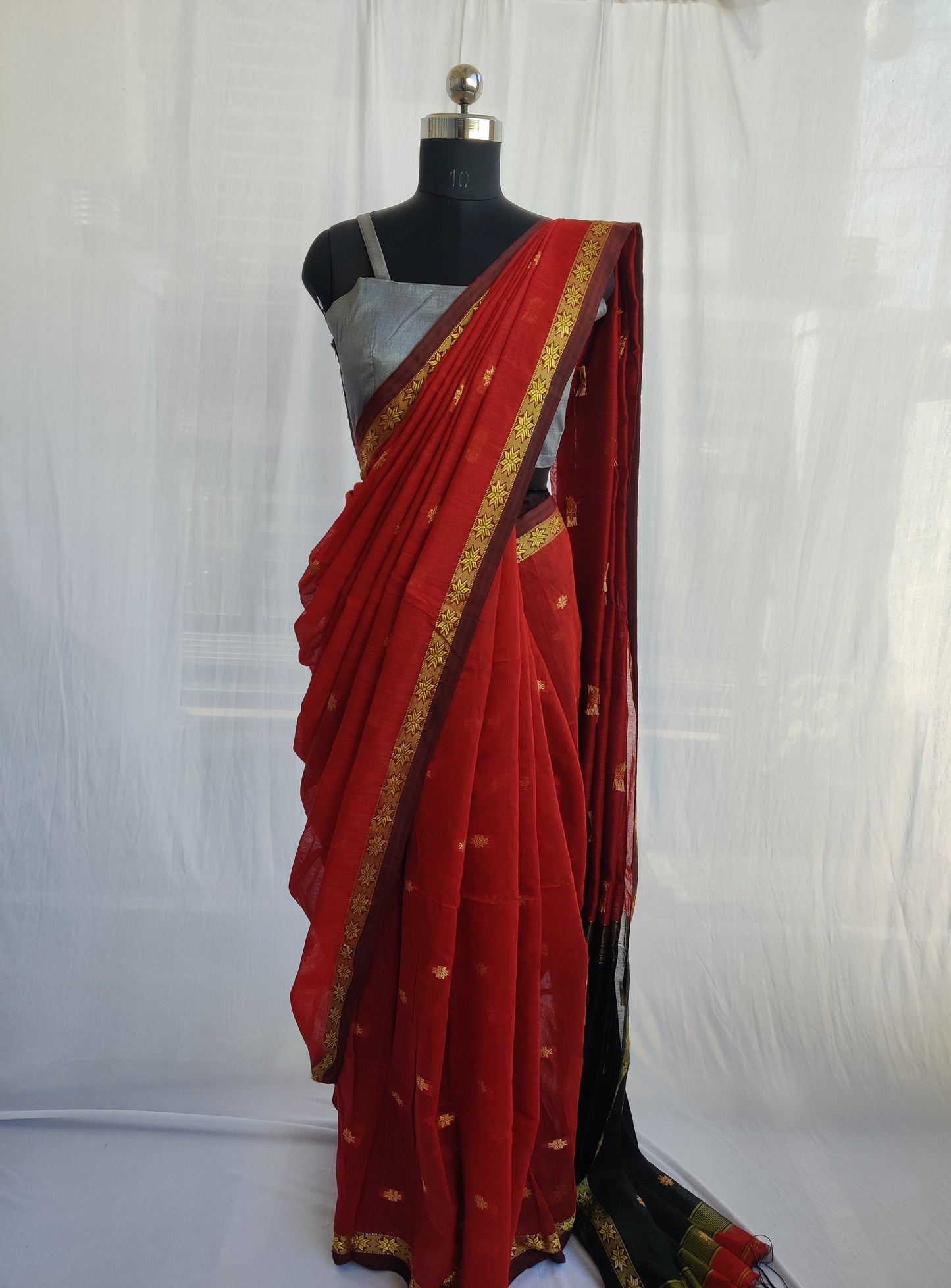 Maheshwari silk cotton saree