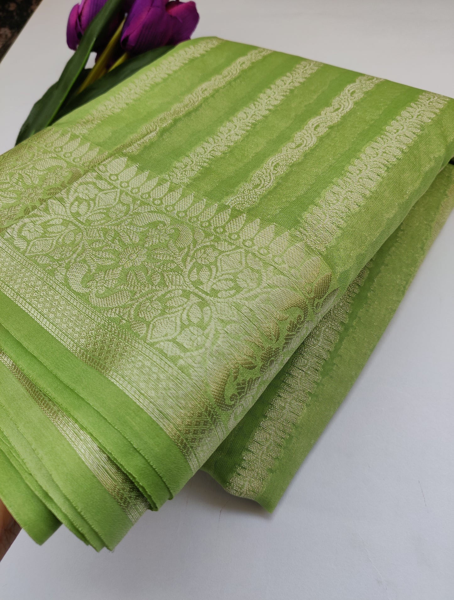 Banaras semi Georgette saree/New arrivals