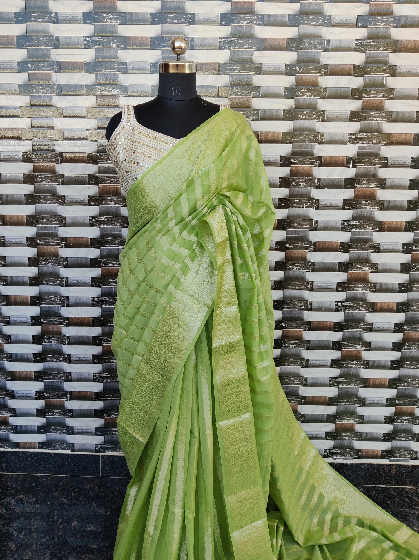 Banaras semi Georgette saree/New arrivals