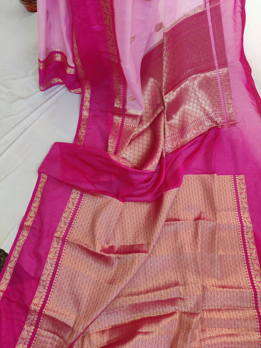 Banaras semi katan silk saree