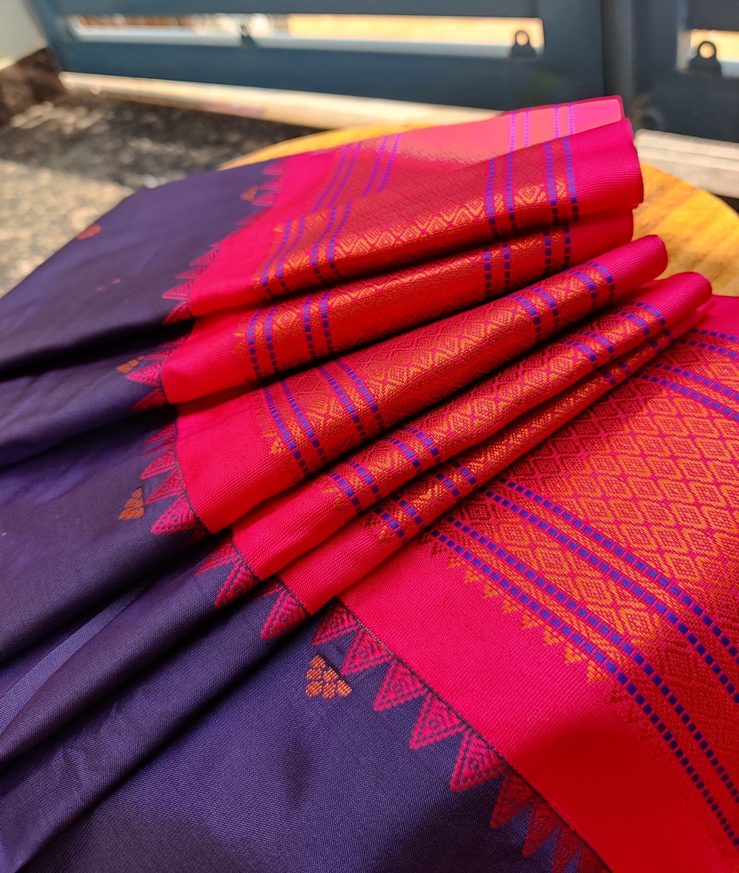 Semi Gadwal silk saree