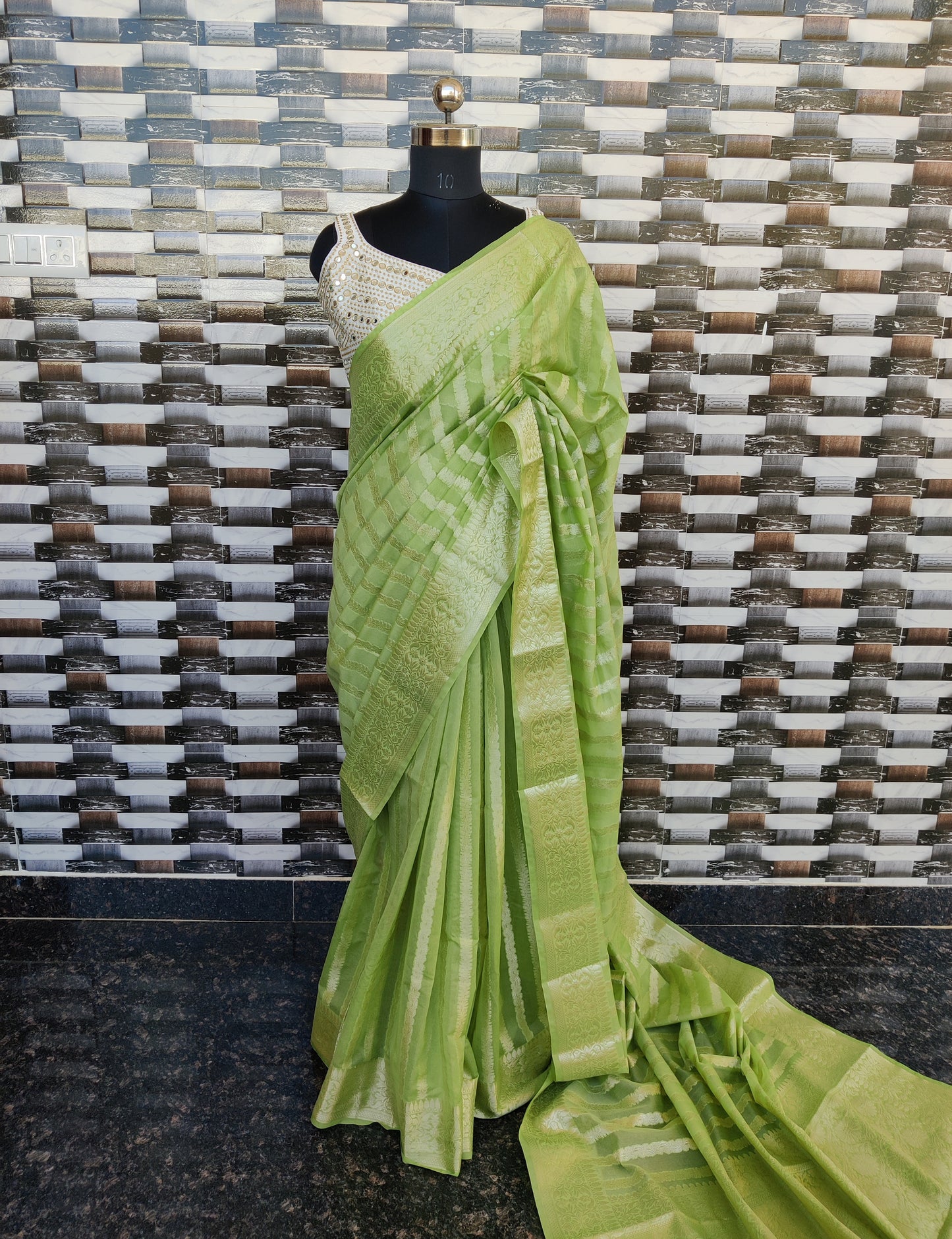 Banaras semi Georgette saree/New arrivals