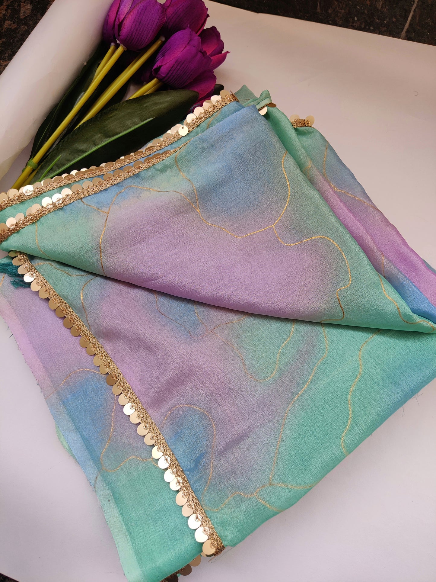 Chinon saree